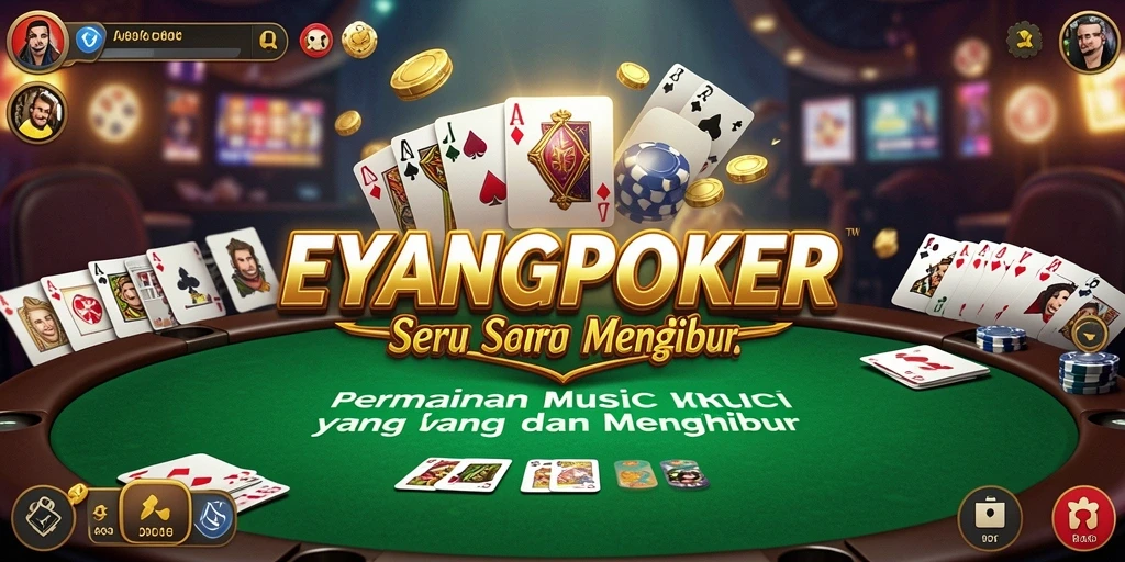 Tampilan gameplay EYANGPOKER yang penuh warna dan interaktif.