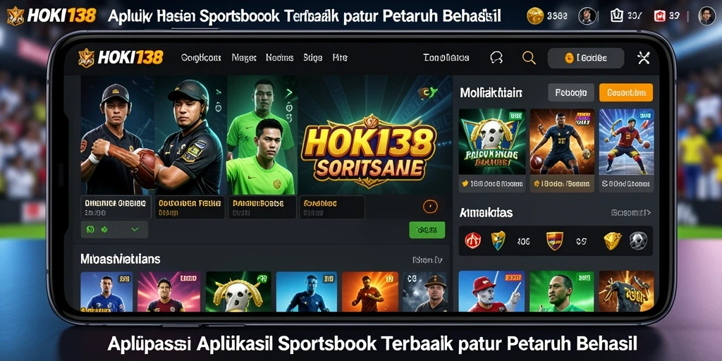 Screenshot utama HOKI138 dengan tampilan taruhan olahraga yang menarik.