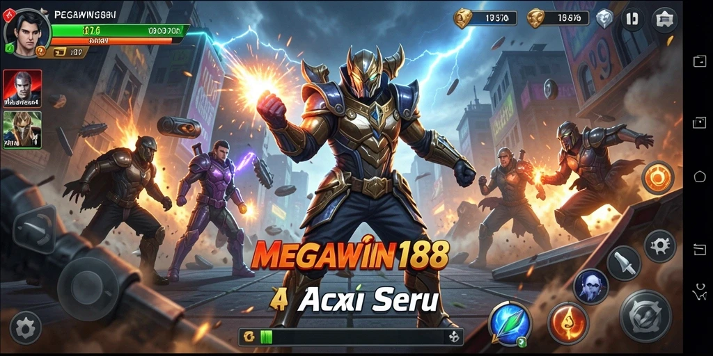 Tampilan gameplay seru dari MEGAWIN188 dengan aksi mendebarkan.