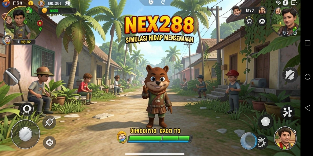 Tampilan menarik dari gameplay NEX288 yang menggambarkan simulasi kehidupan.