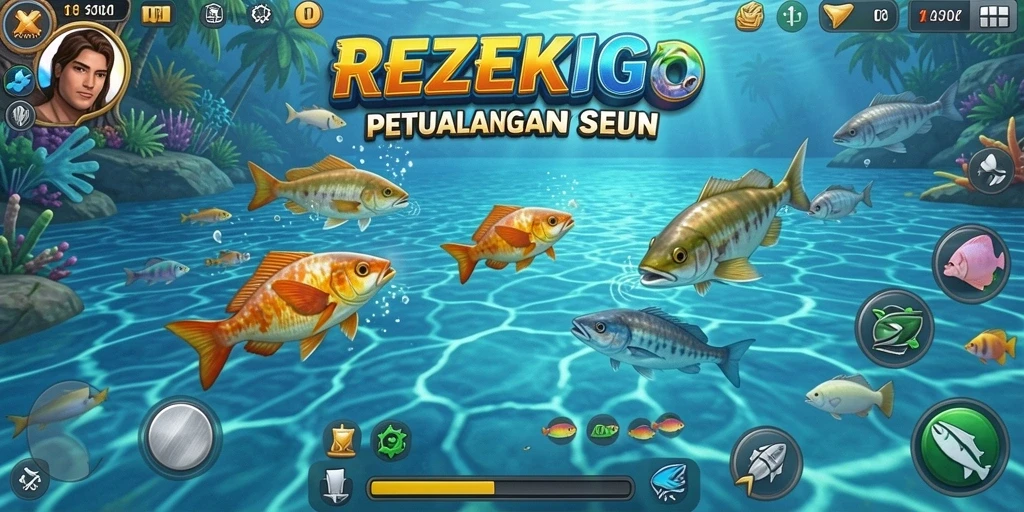 Gameplay seru Tembak Ikan yang penuh warna dan tantangan.