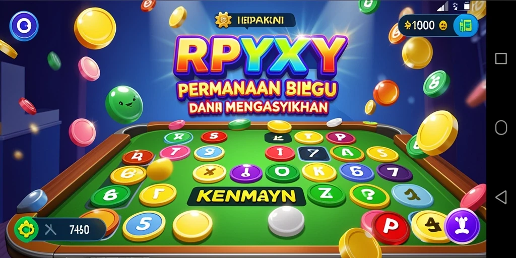 Tampilan seru dari permainan Bingo RPYYY yang memikat.