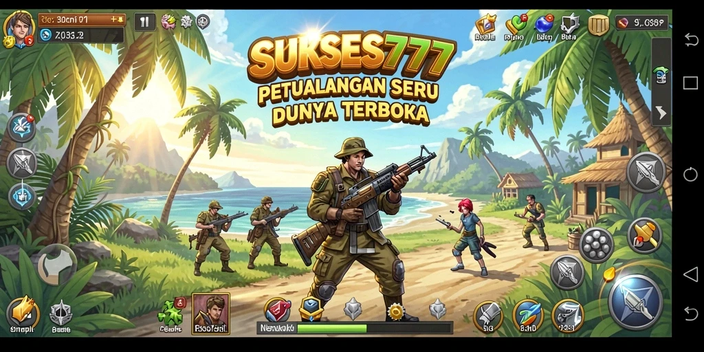 Tangkapan layar utama SUKSES777 menampilkan eksplorasi dunia terbuka yang menakjubkan.